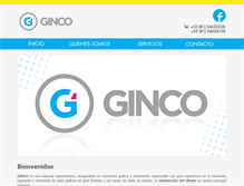 Tablet Screenshot of ginco.com.mx