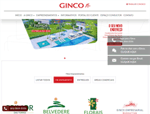Tablet Screenshot of ginco.com.br